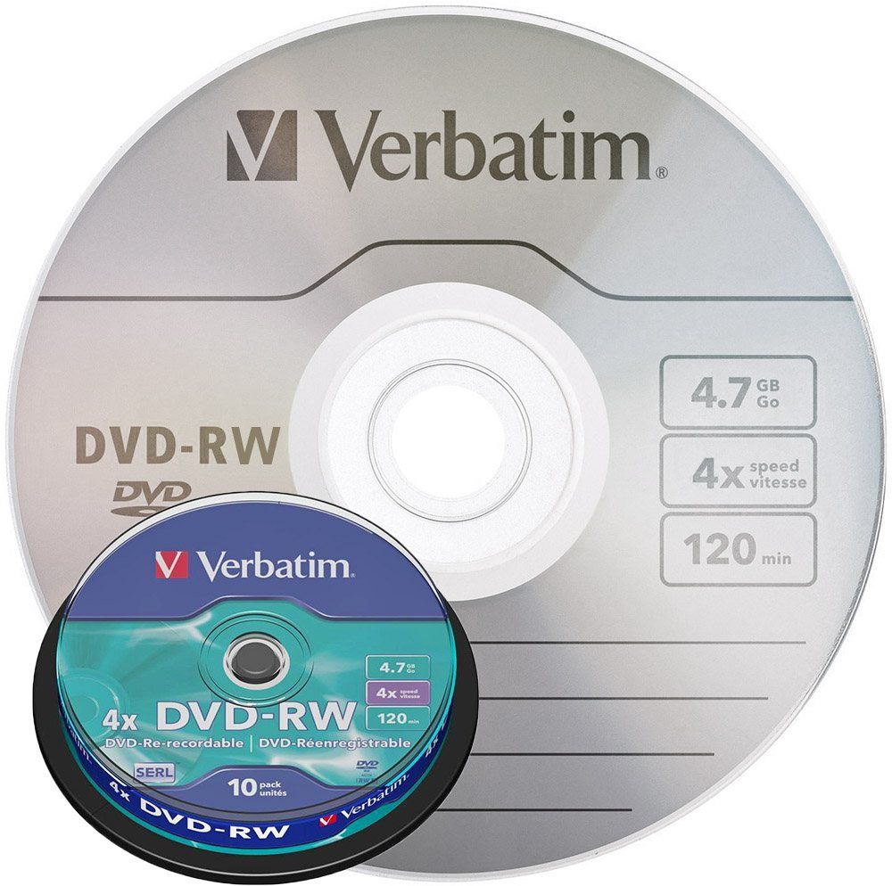 DVD-RW-disк Verbatim 4,7Gb 4x 1шт - зображення 1