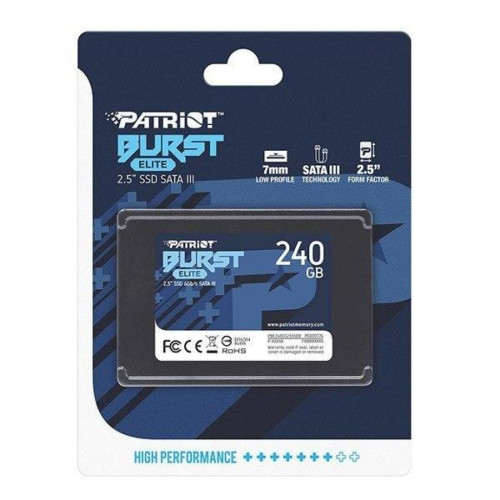 Накопичувач SSD 240GB Patriot Burst Elite (PBE240GS25SSDR) - зображення 5