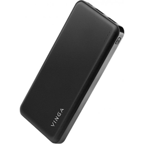 Батарея POWER BANK Vinga 10000 mAh black - зображення 2