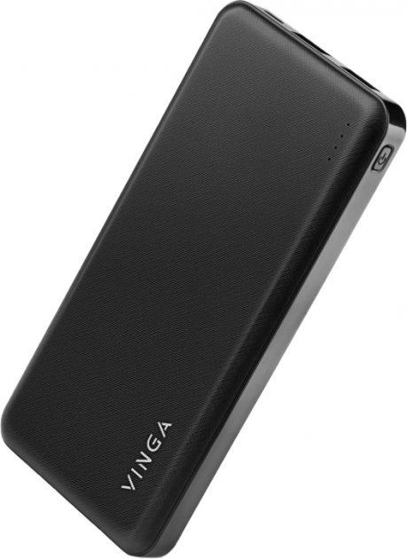 Батарея POWER BANK Vinga 10000 mAh black - зображення 2