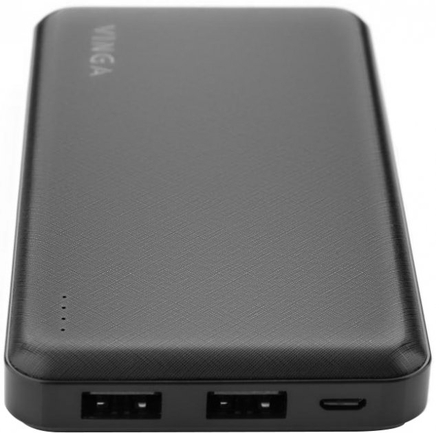 Батарея POWER BANK Vinga 10000 mAh black - зображення 4