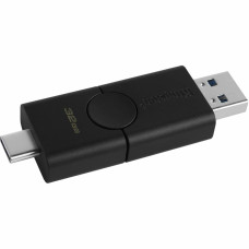 Флеш пам'ять USB 32 Gb Kingston DT Duo USB 3.2 Gen1 + Type-C - зображення 1