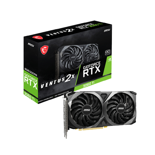 Відеокарта GeForce RTX 3060 Ti 8 GDDR6 MSI VENTUS 2X OC LHR (RTX 3060 Ti VENTUS 2X 8G OCV1 LHR) - зображення 5