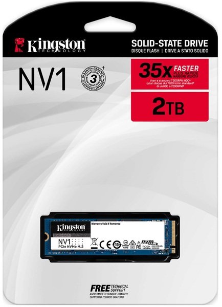 Накопичувач SSD NVMe M.2 2000GB Kingston NV1 (SNVS\/2000G) - зображення 3