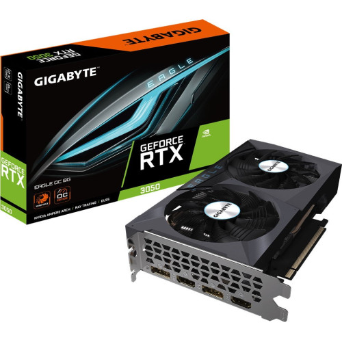 Відеокарта GeForce RTX 3050 8GB GDDR6 Gigabyte (GV-N3050EAGLE OC-8GD) - зображення 1