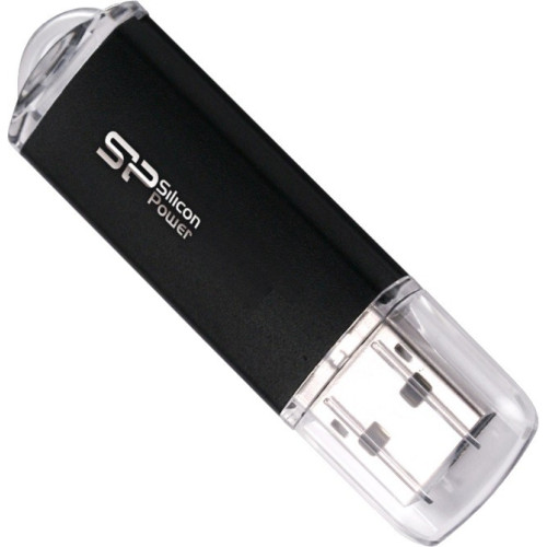 Флеш пам'ять USB 16Gb Silicon Power Ultima II Black USB2.0 - зображення 1