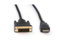 Кабель HDMI to DVI, 5.0 м, Vinga (VCPHDMIDVI5) - зображення 2