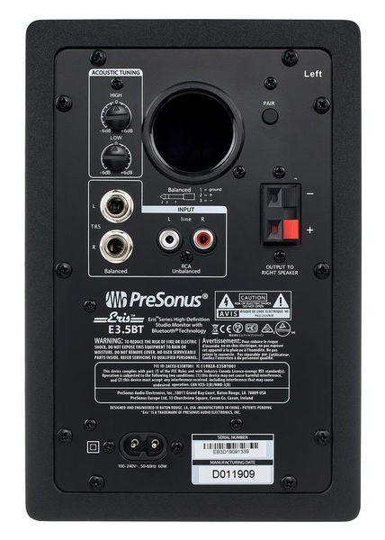 Колонки PRESONUS Eris E3.5 BT - зображення 6