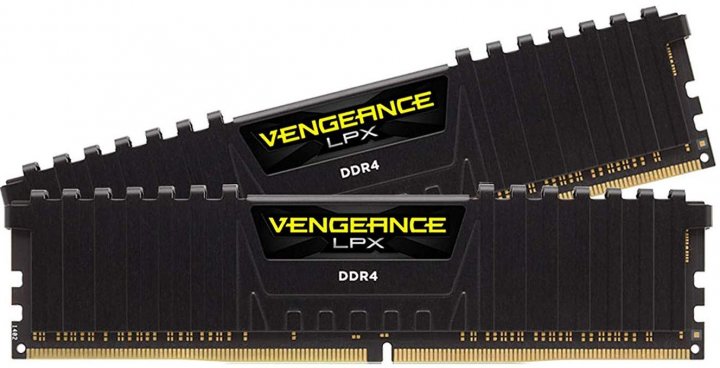 Пам'ять DDR4 RAM_16Gb (2x8Gb) 3600Mhz Corsair Vengeance LPX Black (CMK16GX4M2D3600C16) - зображення 1