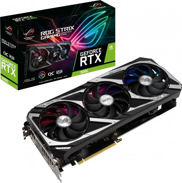 Відеокарта GeForce RTX 3060 12 GDDR6 ASUS ROG STRIX Gaming (ROG-STRIX-RTX3060-O12G-V2-GAMING) - зображення 8