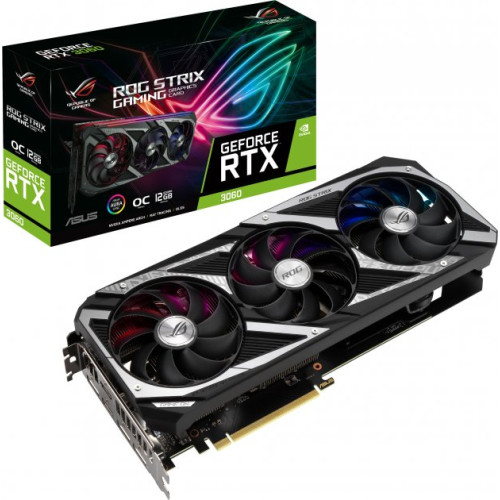 Відеокарта GeForce RTX 3060 12 GDDR6 ASUS ROG STRIX Gaming (ROG-STRIX-RTX3060-O12G-V2-GAMING) - зображення 9