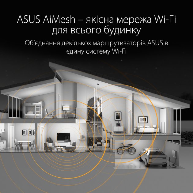 Маршрутизатор WiFi ASUS TUF Gaming AX5400 - зображення 10