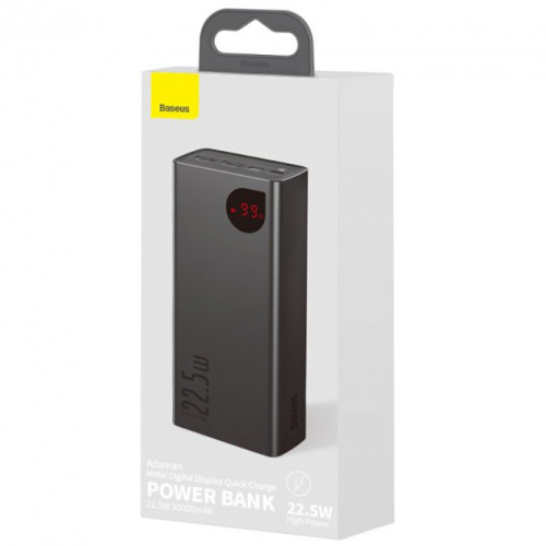 Батарея POWER BANK Baseus Adaman Metal Digital Display 30000mAh 22.5W - зображення 8