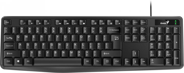 Клавіатура Genius KB-117 USB Black - зображення 1