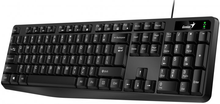 Клавіатура Genius KB-117 USB Black - зображення 2