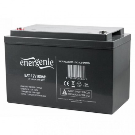 Акумуляторна батарея EnerGenie 12V  100Ah (BAT-12V100AH) - зображення 1