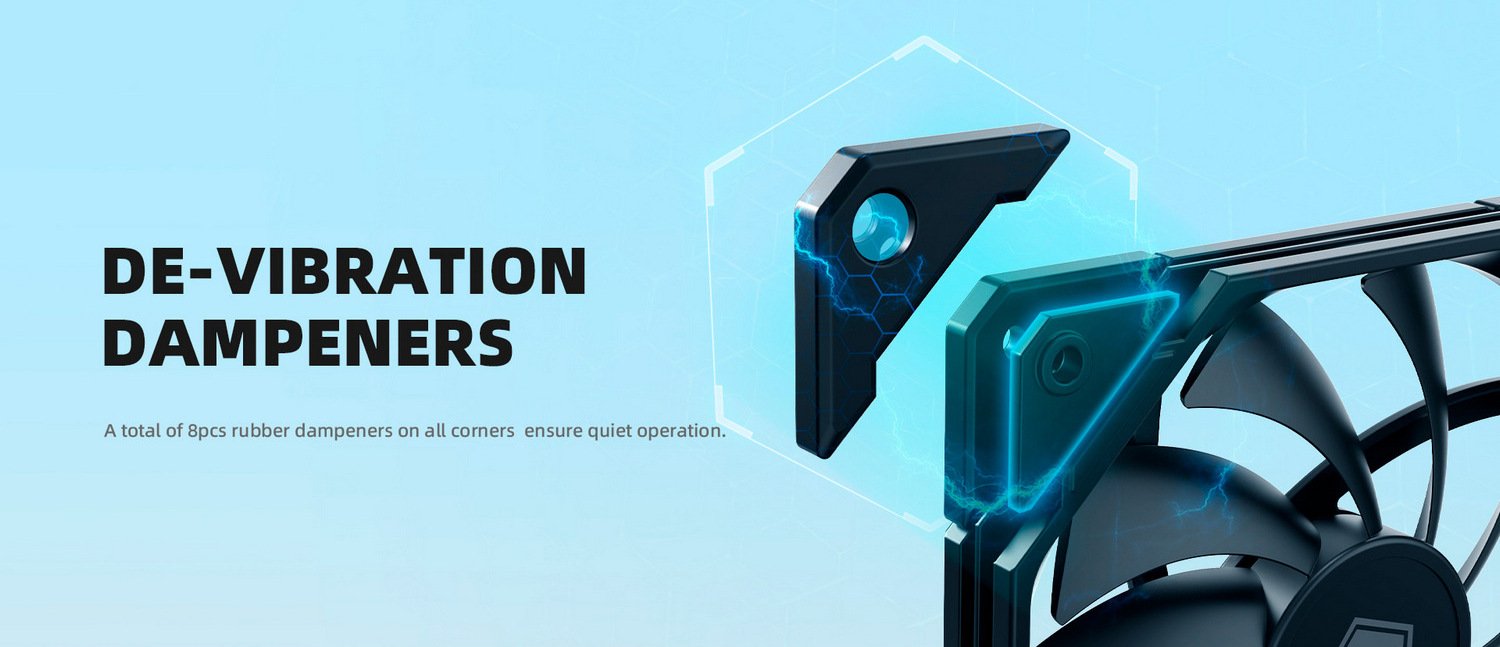 Вентилятор для корпусів 92 мм ID-COOLING TF-9215-K - зображення 9
