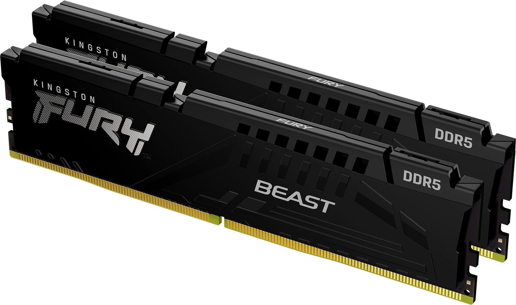 Пам'ять DDR5 RAM_32Gb (2x16Gb) 5600Mhz Kingston Fury Beast Black (KF556C40BBK2-32) - зображення 2