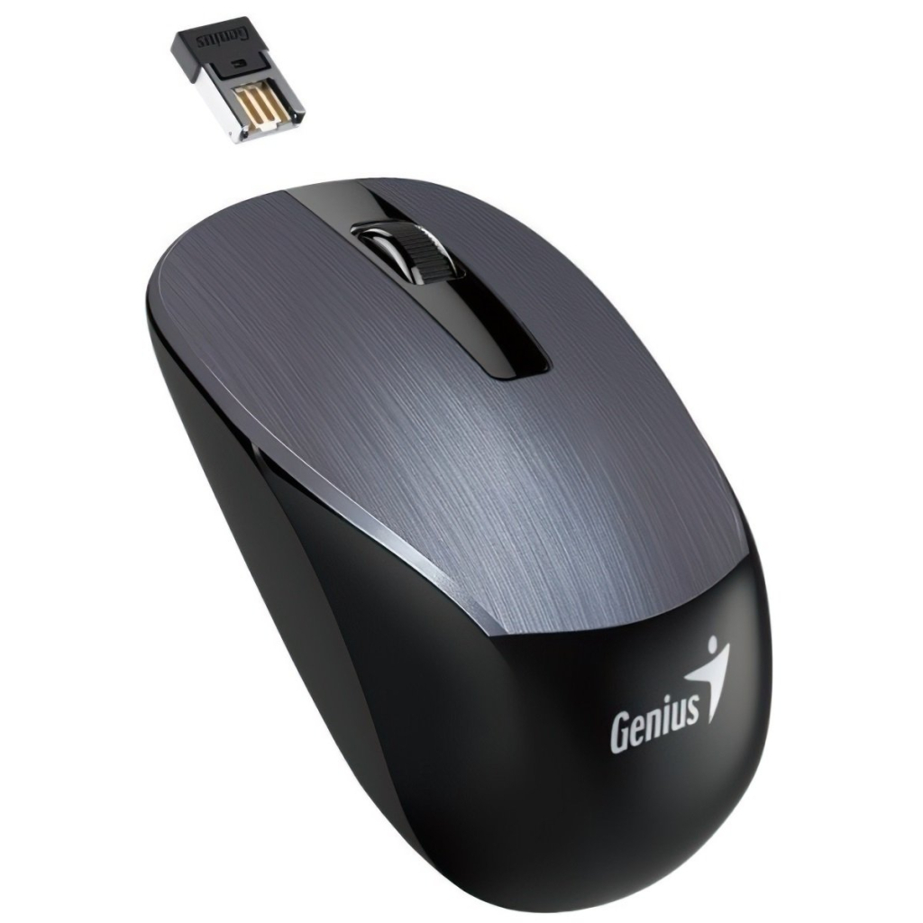 Мишка Genius Wireless NX-7015 Iron Grey - зображення 1