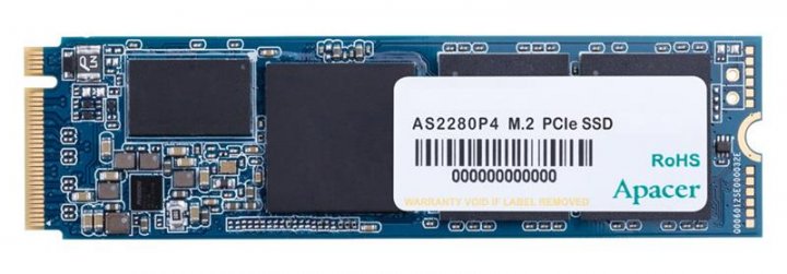 Накопичувач SSD NVMe M.2 512GB Apacer AS2280P4 (AP512GAS2280P4-1) - зображення 1