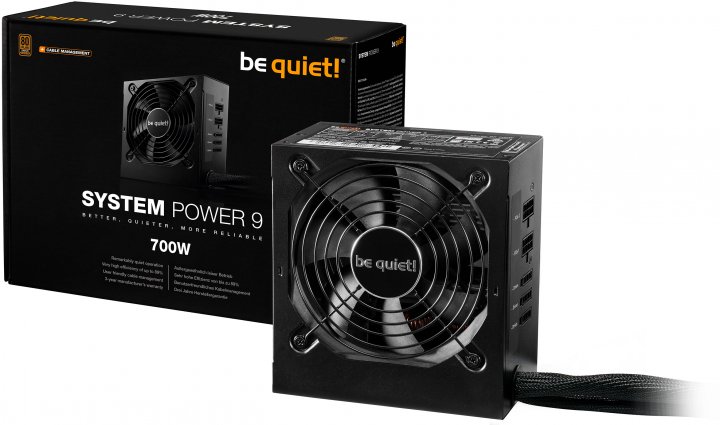 БЖ 700Вт Be quiet! System Power 9 CM (BN303) - зображення 3