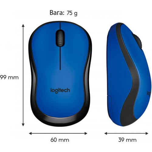 Мишка Logitech M220 Silent Blue (910-004879) - зображення 6