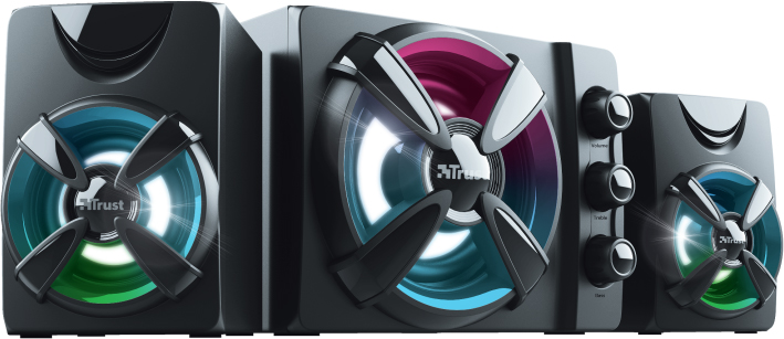 Колонки Trust Ziva RGB 2.1 Gaming Speaker Set (23644) 2.1 - зображення 2