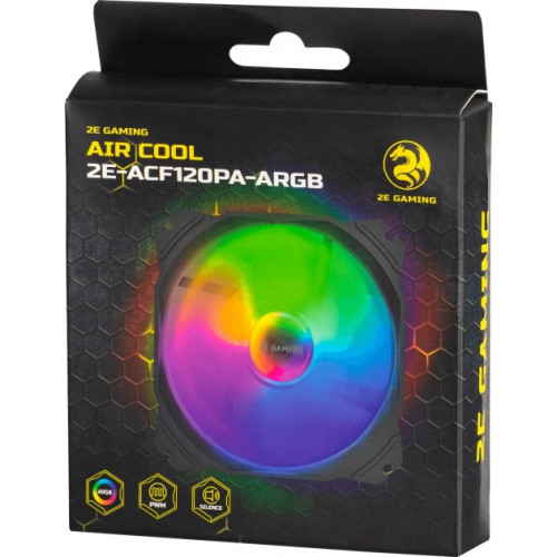 Вентилятор для корпусів 120 мм 2E Gaming Air Cool ACF120PA-ARGB - зображення 11