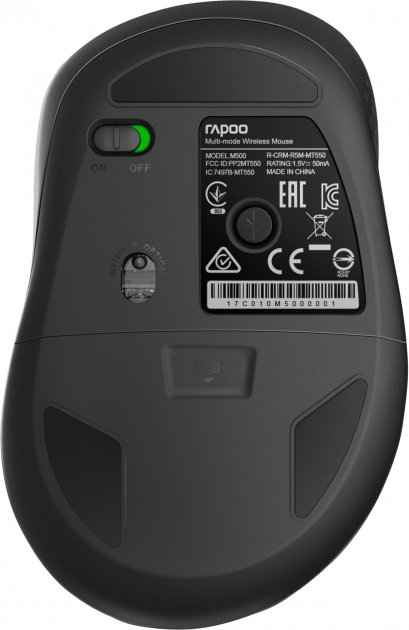 Мишка Rapoo M500 Silent Black - зображення 4