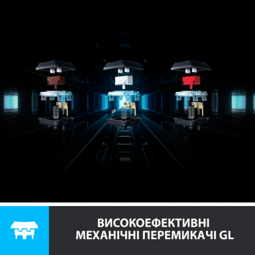 Клавіатура Logitech G915 Lightspeed Wireless RGB Mechanical GL Tactile (920-008910 , 920-008909) - зображення 6