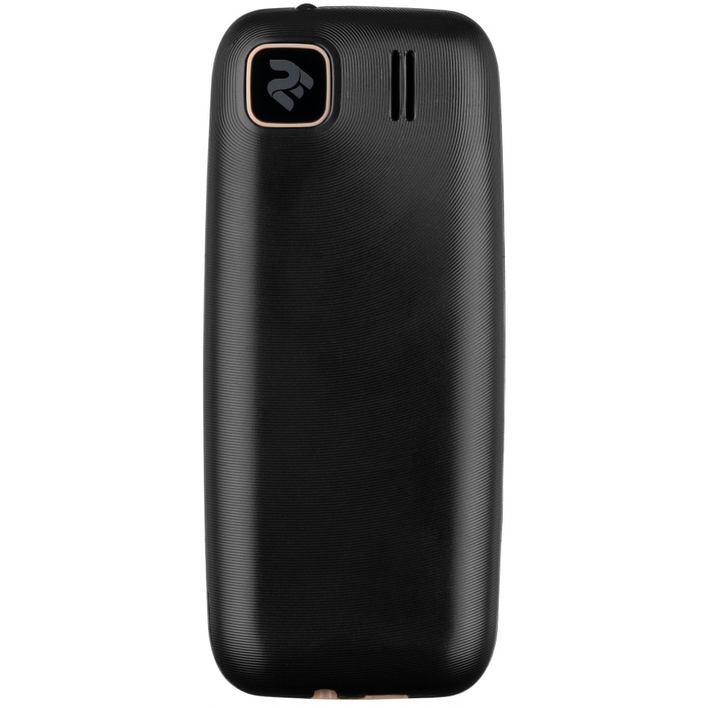 Мобільний телефон 2E S180 2021 Dual Sim Black&Gold без ЗП (688130243384) - зображення 2