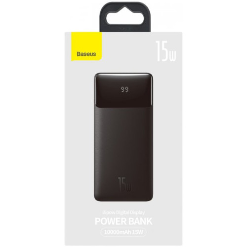 Батарея POWER BANK Baseus Bipow Display 10000mAh 15W - зображення 9