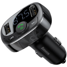 Автомобільний MP3 FM модулятор + Bluetooth Baseus T-Typed MP3 Car Charger S-09A Black