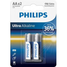 Батарейка AA Philips Ultra Alkaline (LR6E2B\/10) - зображення 1