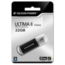 Флеш пам'ять USB 32 Gb Silicon Power Ultima II Black USB2.0