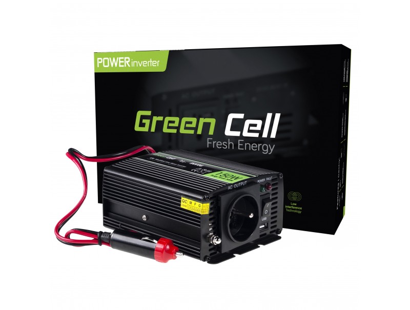 Інвертор автомобільний Green Cell  INV06 - зображення 1