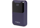 Батарея POWER BANK Vinga 10000 mAh Display soft touch purple - зображення 1