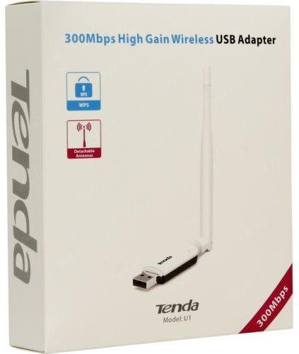Мережева карта Wireless USB Wi-Fi TENDA U1 - зображення 6