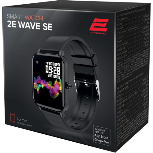 Смарт годинник 2E Wave SE (2E-CWW10BK) - зображення 2