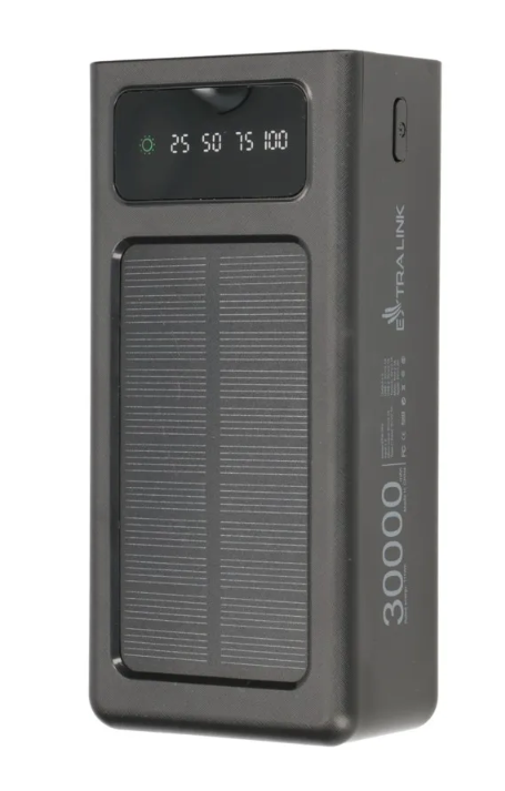 Батарея POWER BANK Extralink EPB-093 Solar 30000mAh - зображення 1