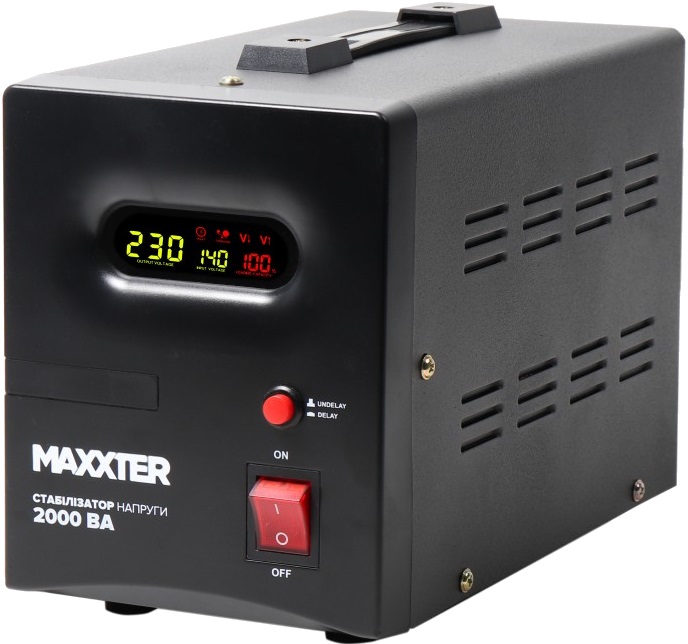 Стабілізатор напруги Maxxter MX-AVR-S2000-01 - зображення 1