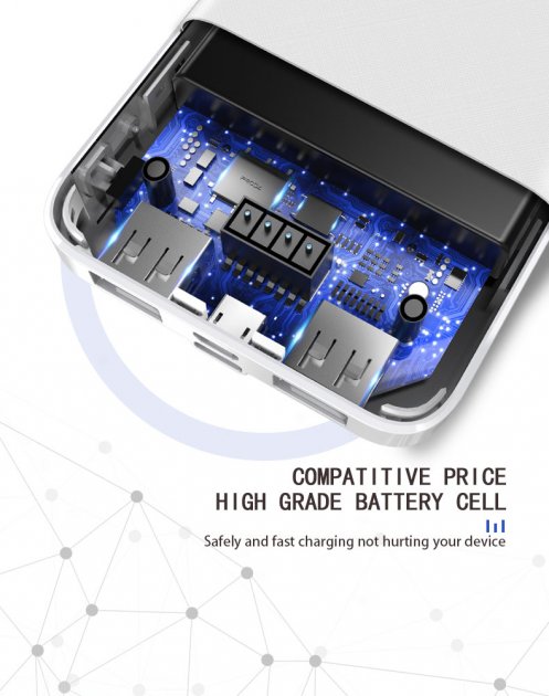 Батарея POWER BANK Proda Hujon PD-P67 10000mAh - зображення 5