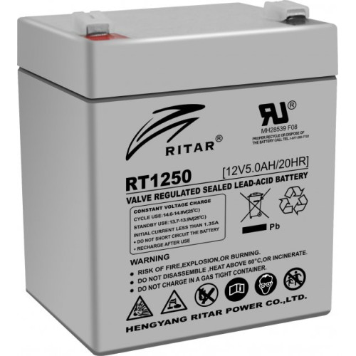 Акумуляторна батарея Ritar 12V  5 Ah - зображення 1