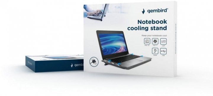 Підставка охолоджуюча для ноутбука Gembird NBS-1F15-04 - зображення 4