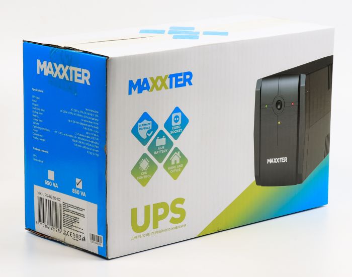 ББЖ Maxxter  MX-UPS-B850-02 - зображення 3