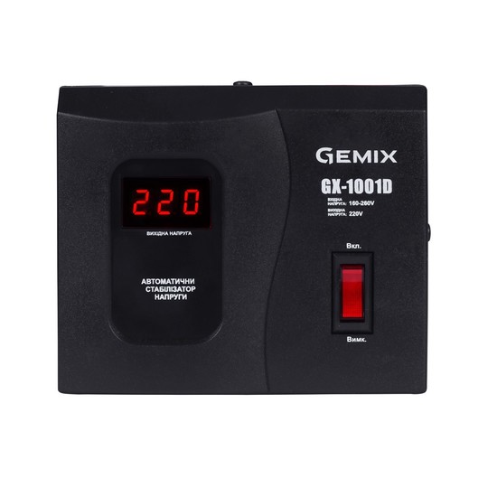 Стабілізатор напруги Gemix GX-1001D - зображення 1