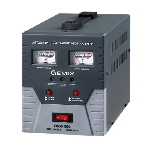 Стабілізатор напруги Gemix GMX-1000 - зображення 1