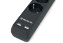 Мережевий фільтр REAL-EL RS-6 PROTECT USB (EL122300016) - зображення 3