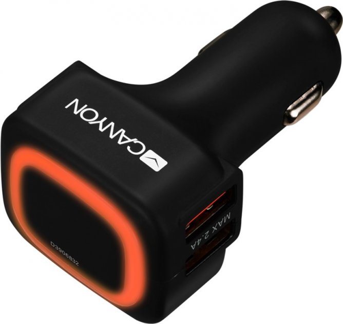 Автомобільний зарядний USB пристрій Canyon C-05 (CNE-CCA05B) - зображення 2
