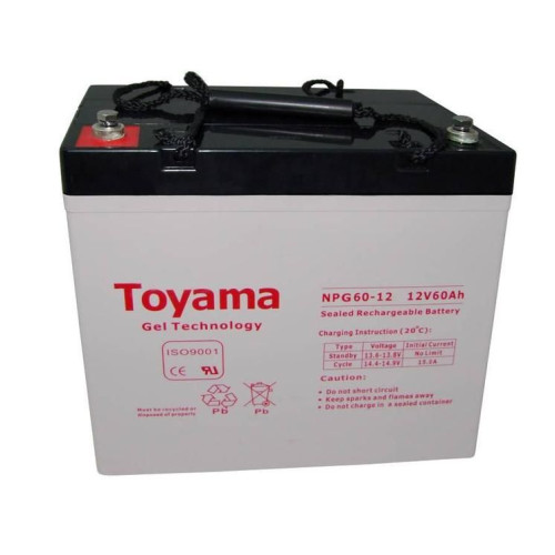 Акумуляторна батарея TOYAMA NPG60-12 GEL 12V 60Ah - зображення 1